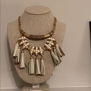 Stella & Dot Tribal Tassel Statement Necklace